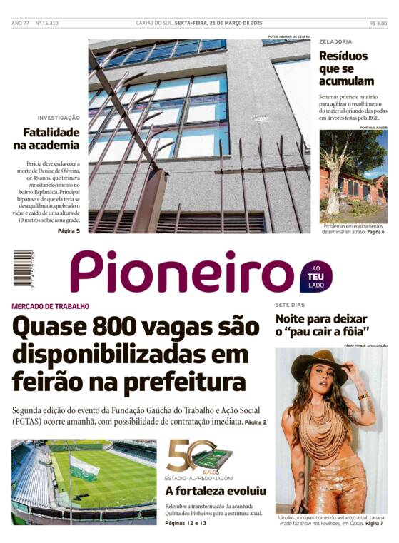 Capa Jornal Impresso