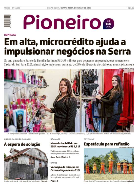 Capa Jornal Impresso