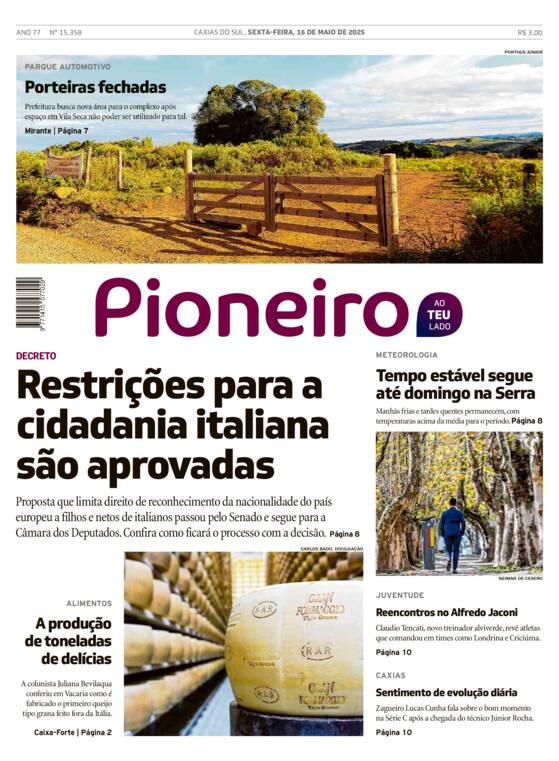 Capa Jornal Impresso