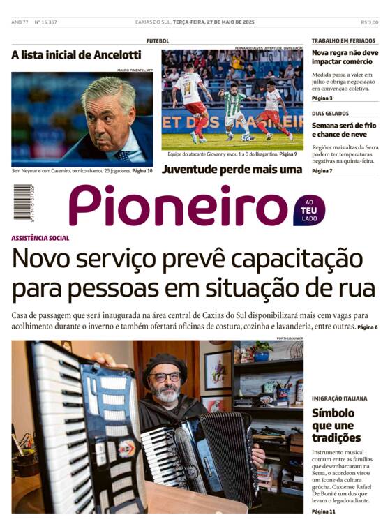 Capa Jornal Impresso