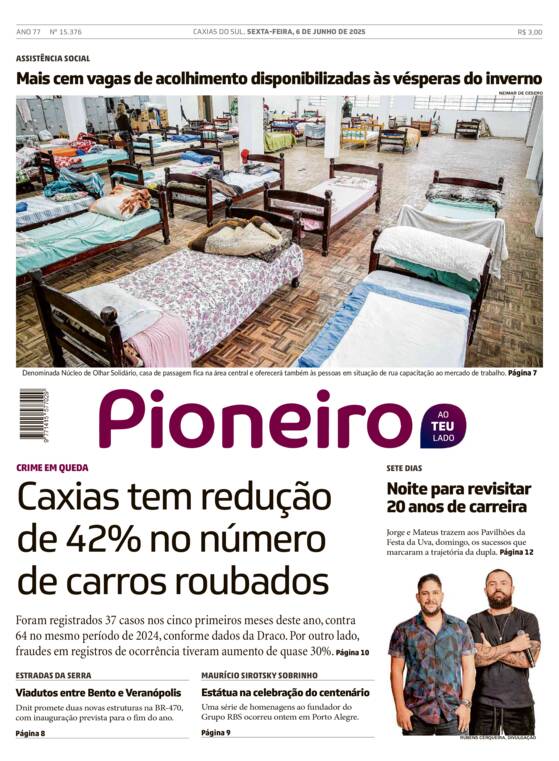 Capa Jornal Impresso