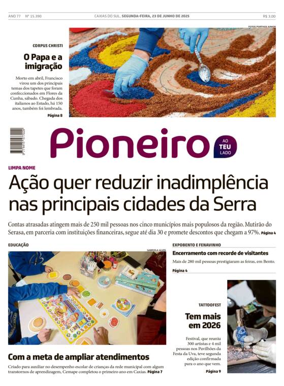 Capa Jornal Impresso