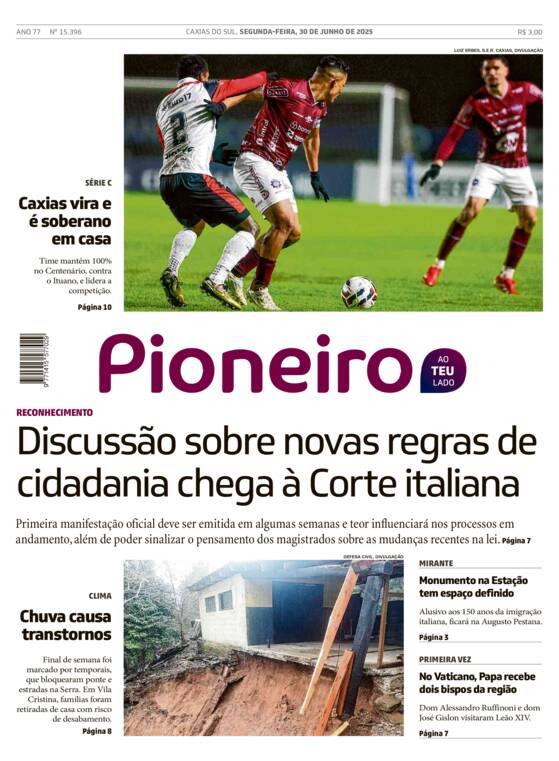 Capa Jornal Impresso