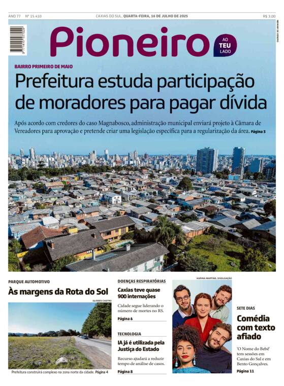 Capa Jornal Impresso