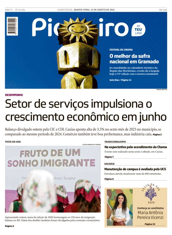 Capa Jornal Impresso
