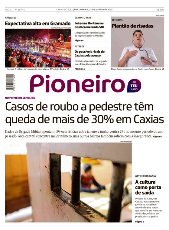 Capa Jornal Impresso