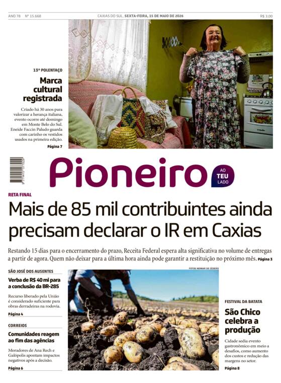 Capa Jornal Impresso