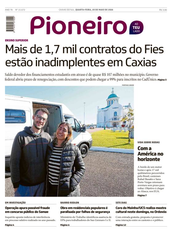 Capa Jornal Impresso