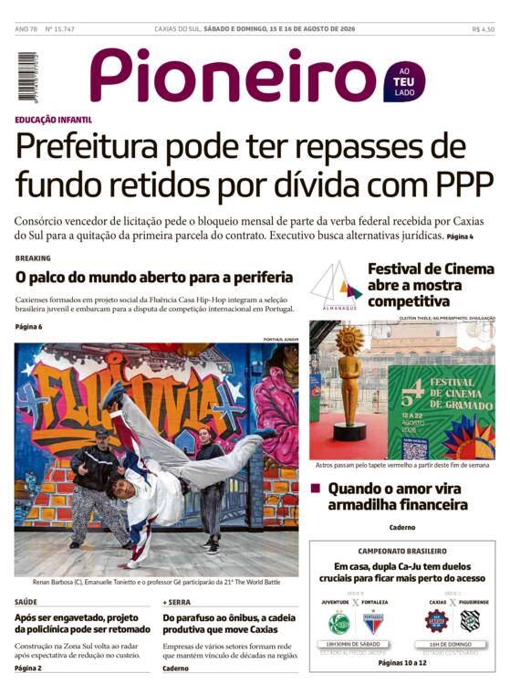 Capa Jornal Impresso